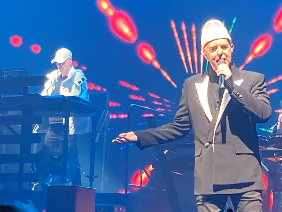 Pet Shop Boys on stage